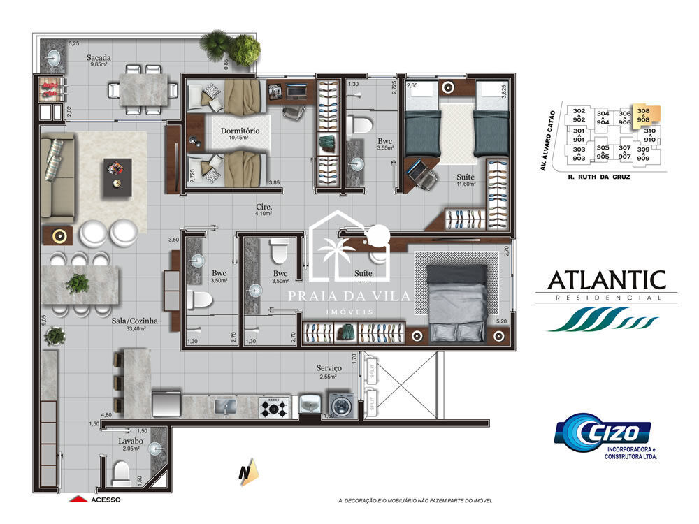 Apartamento, 3 quartos, 109 m² - Foto 20