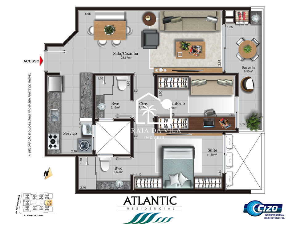 Apartamento, 2 quartos, 74 m² - Foto 22