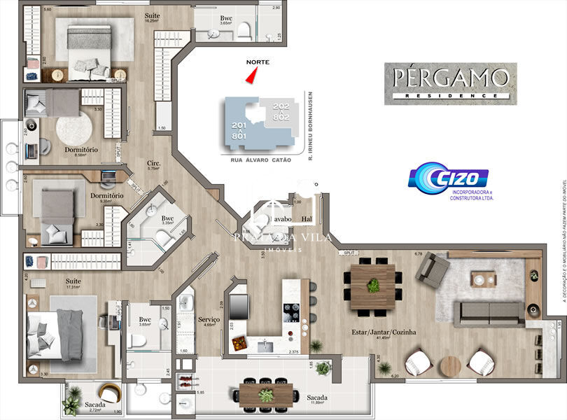 Apartamento, 2 quartos, 78 m² - Foto 9