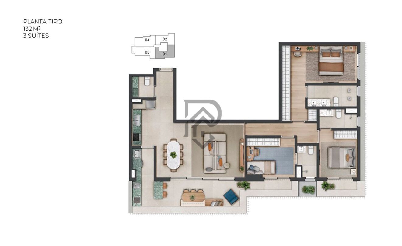 Cobertura, 3 quartos, 237 m² - Foto 75