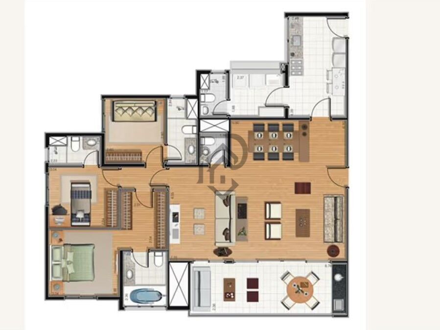 Apartamento, 2 quartos, 140 m² - Foto 58
