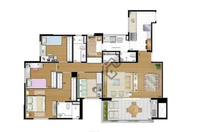 Apartamento à venda com 3 quartos, 123m² - Foto 16