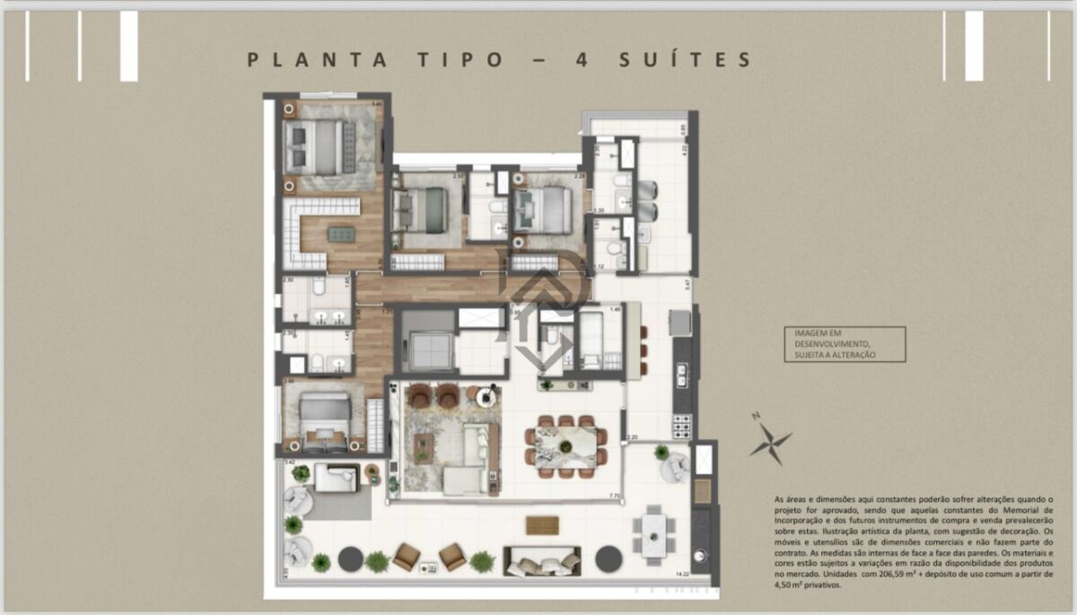 Apartamento, 4 quartos, 211 m² - Foto 33
