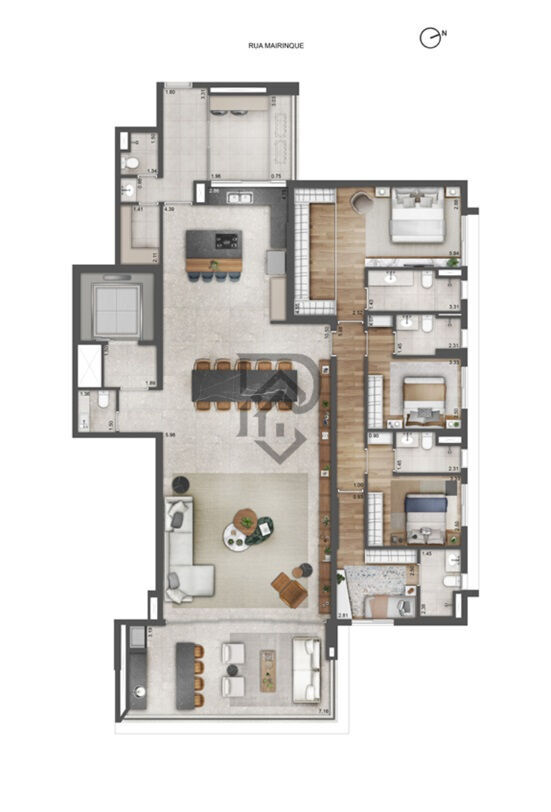 Apartamento, 4 quartos, 232 m² - Foto 38
