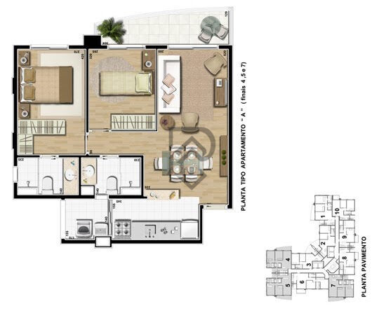 Apartamento, 2 quartos, 74 m² - Foto 25