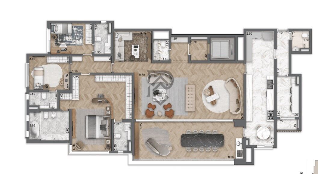 Apartamento, 3 quartos, 254 m² - Foto 15