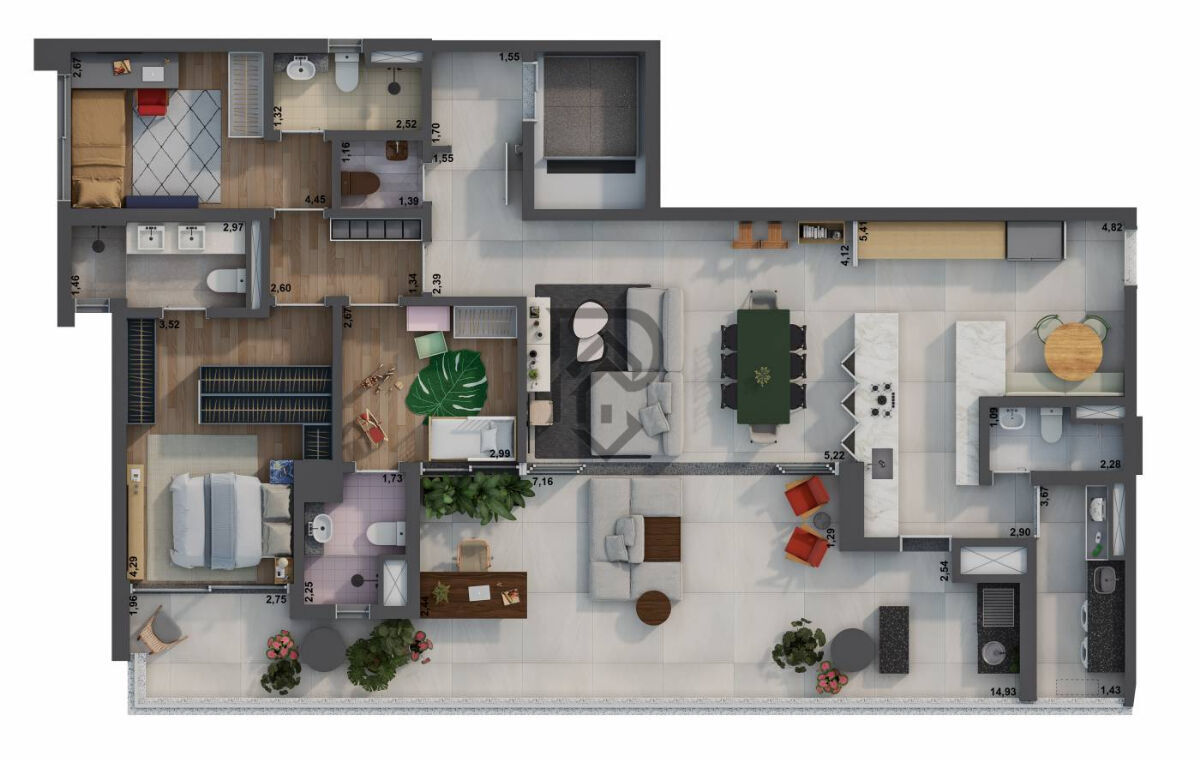 Apartamento, 3 quartos, 178 m² - Foto 42