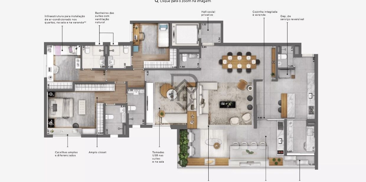 Apartamento, 4 quartos, 214 m² - Foto 50