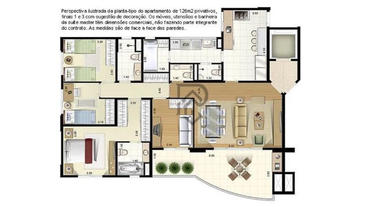 Apartamento, 2 quartos, 127 m² - Foto 38