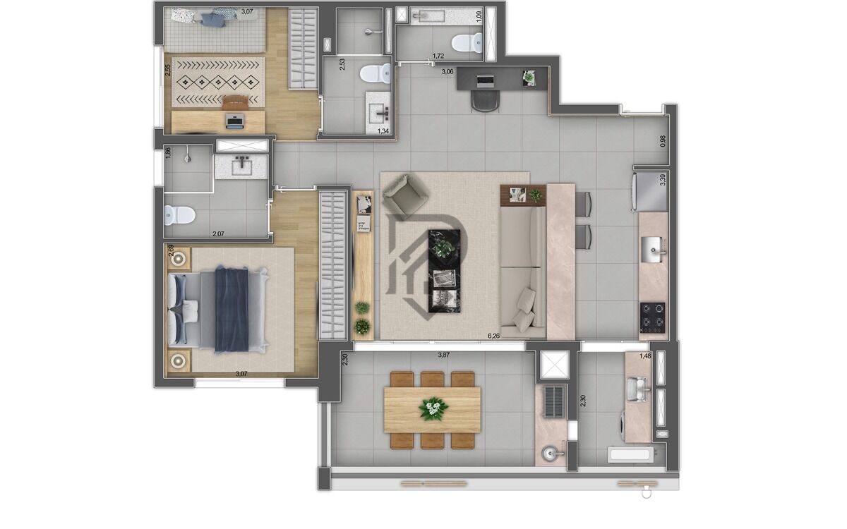 Apartamento, 2 quartos, 85 m² - Foto 24