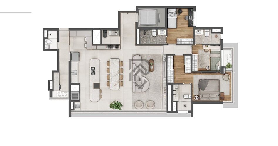 Apartamento, 4 quartos, 146 m² - Foto 12