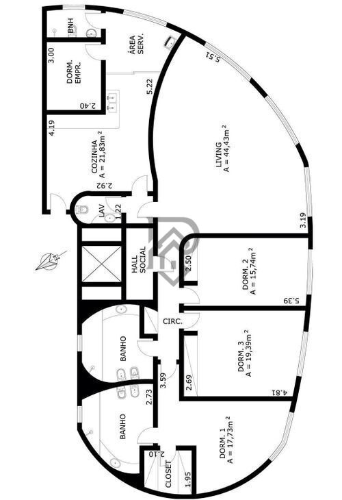 Apartamento, 3 quartos, 178 m² - Foto 37