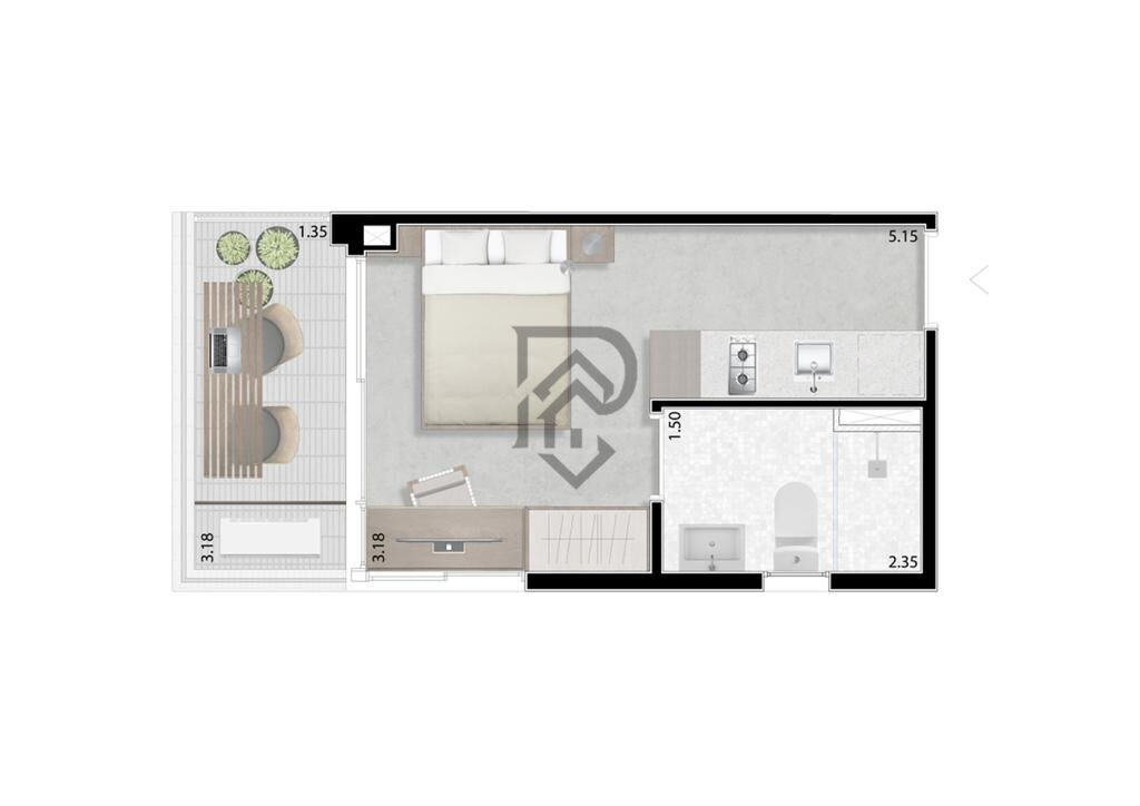 Apartamento, 1 quarto, 24 m² - Foto 27