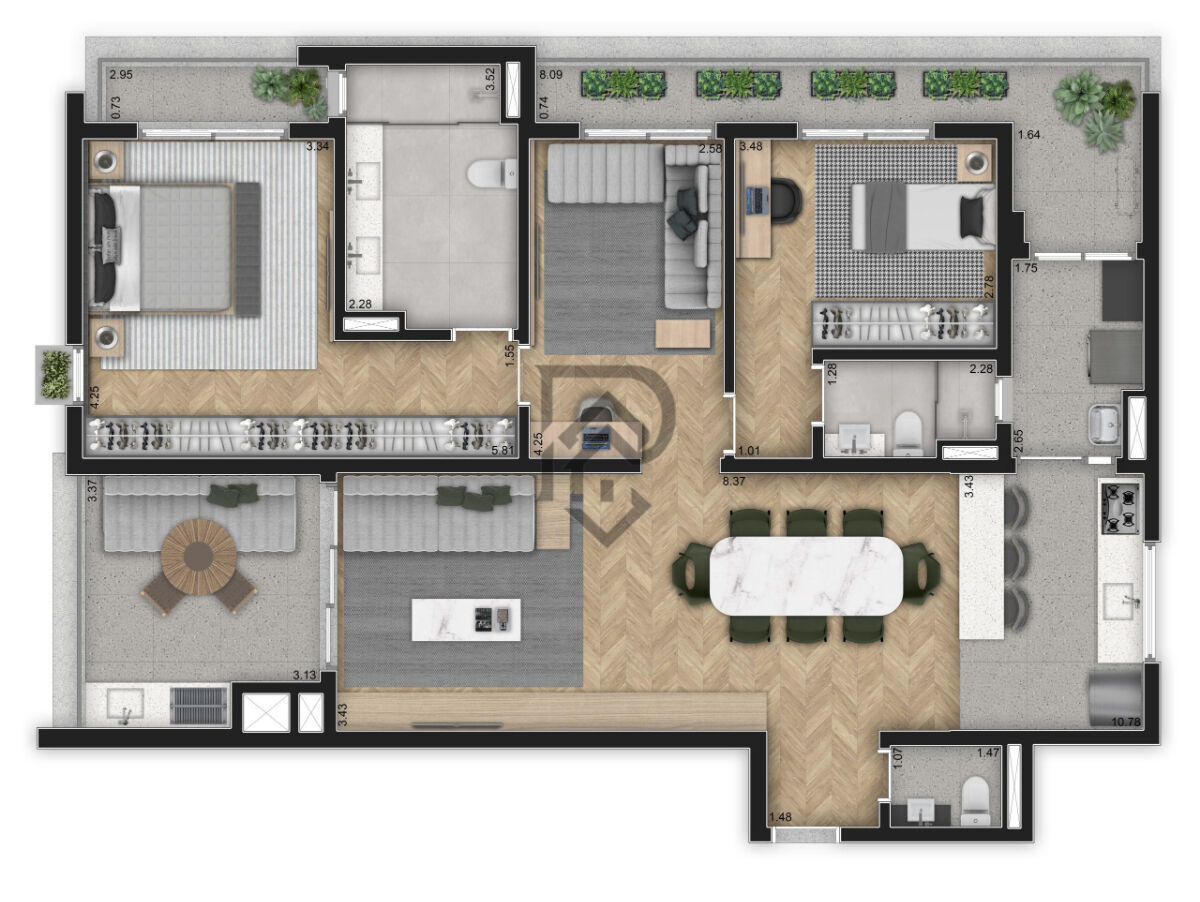 Apartamento, 2 quartos, 141 m² - Foto 50