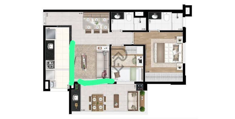 Apartamento à venda com 2 quartos, 62m² - Foto 18