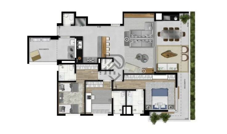 Apartamento, 3 quartos, 125 m² - Foto 49