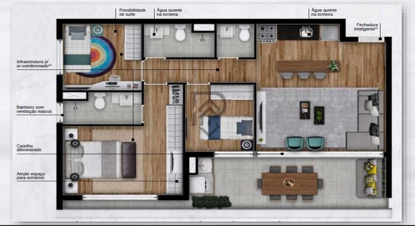 Apartamento, 3 quartos, 86 m² - Foto 43
