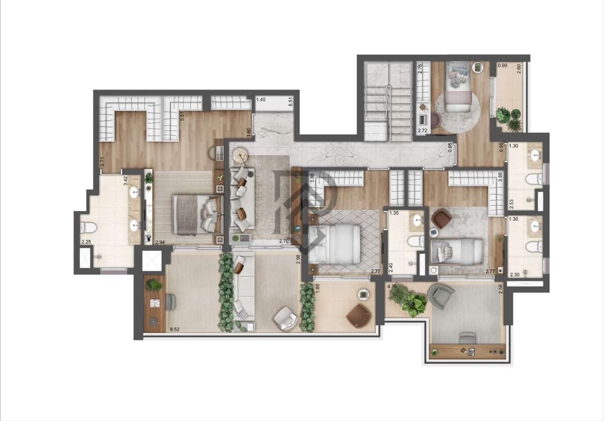 Cobertura à venda com 4 quartos, 304m² - Foto 48