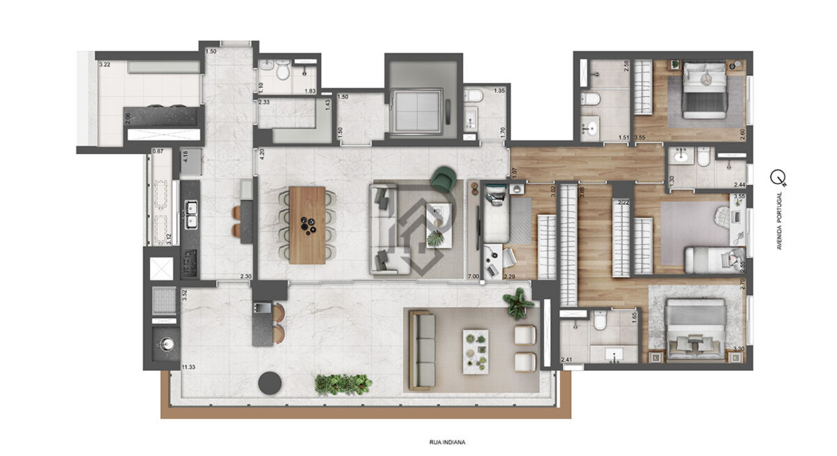 Apartamento, 4 quartos, 190 m² - Foto 38