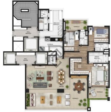 Apartamento, 3 quartos, 208 m² - Foto 46