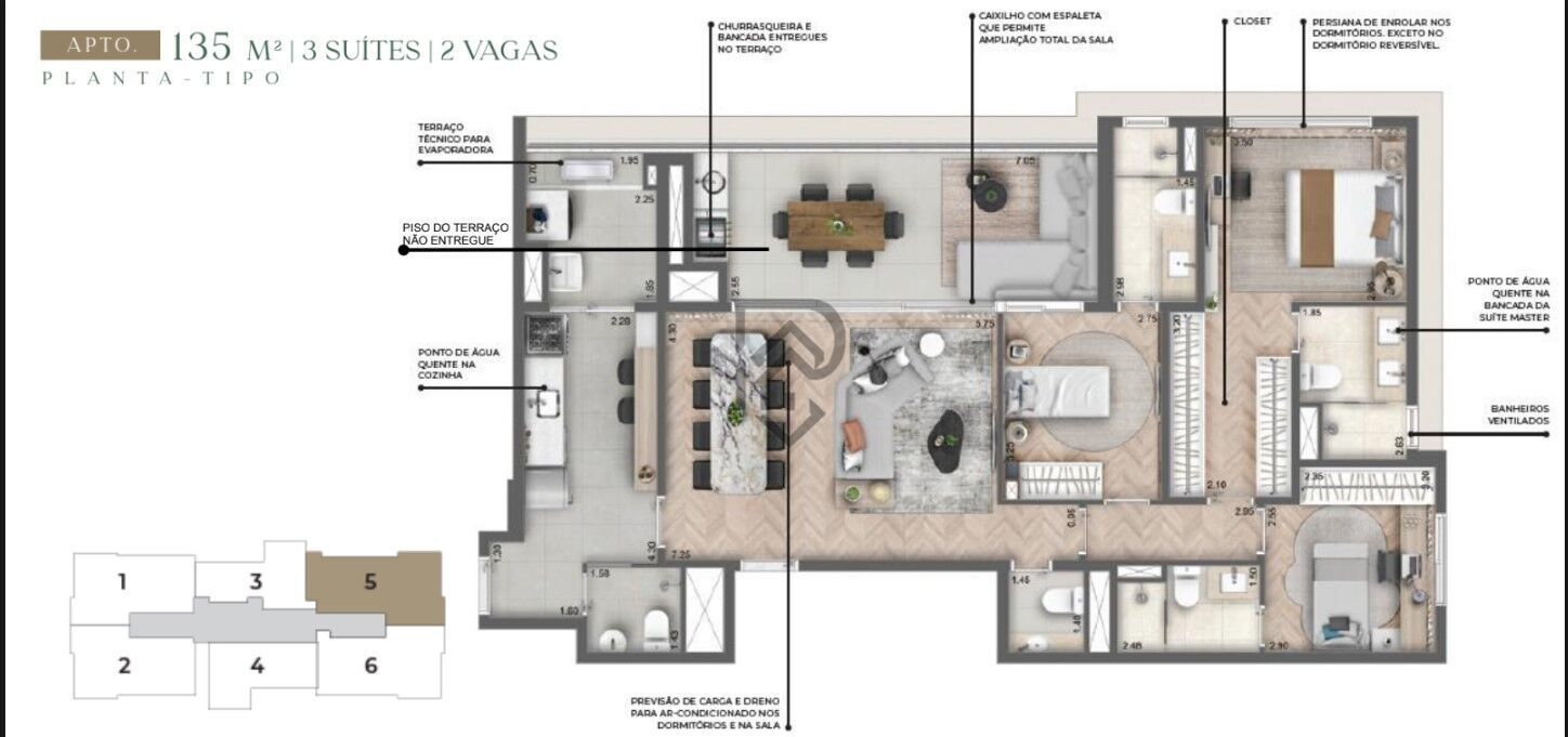 Apartamento, 2 quartos, 110 m² - Foto 19