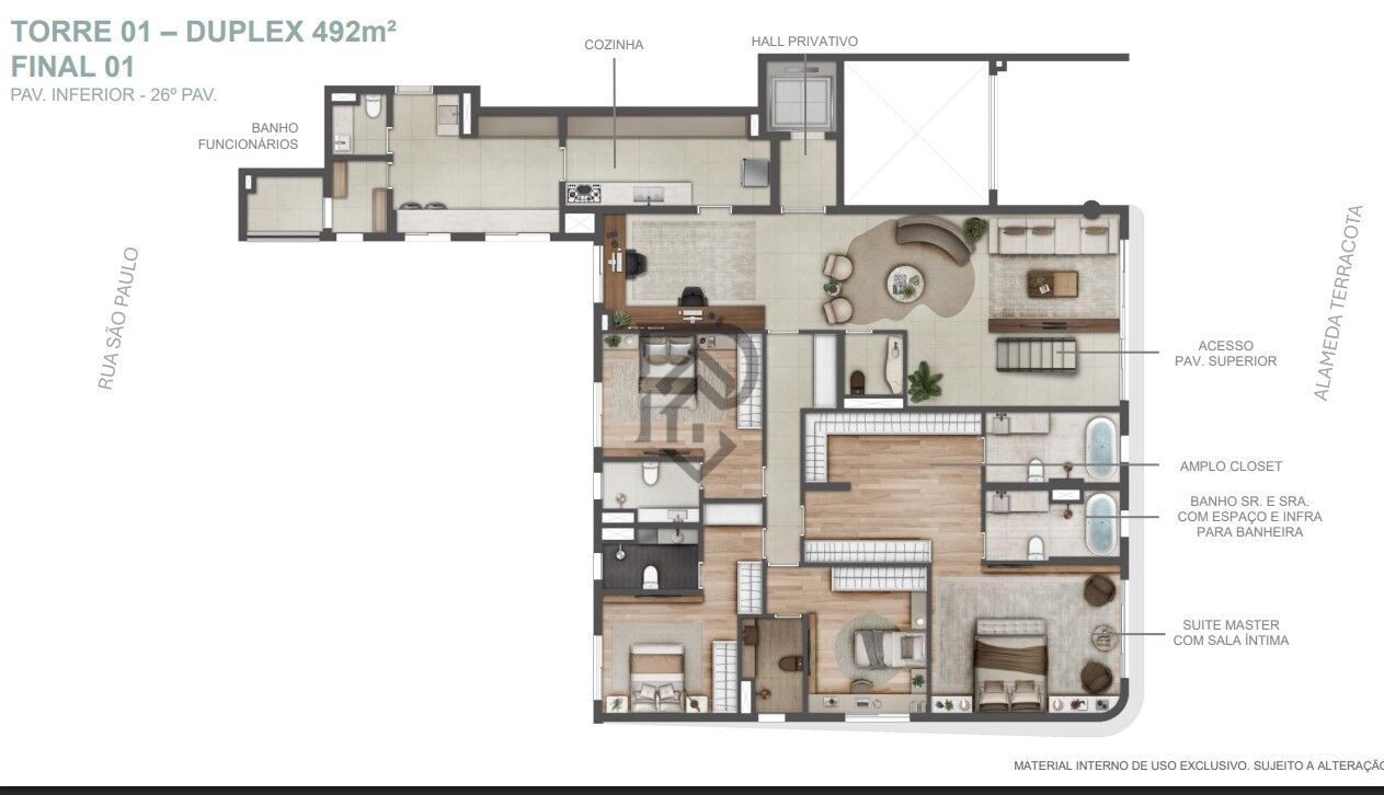 Apartamento, 4 quartos, 242 m² - Foto 39