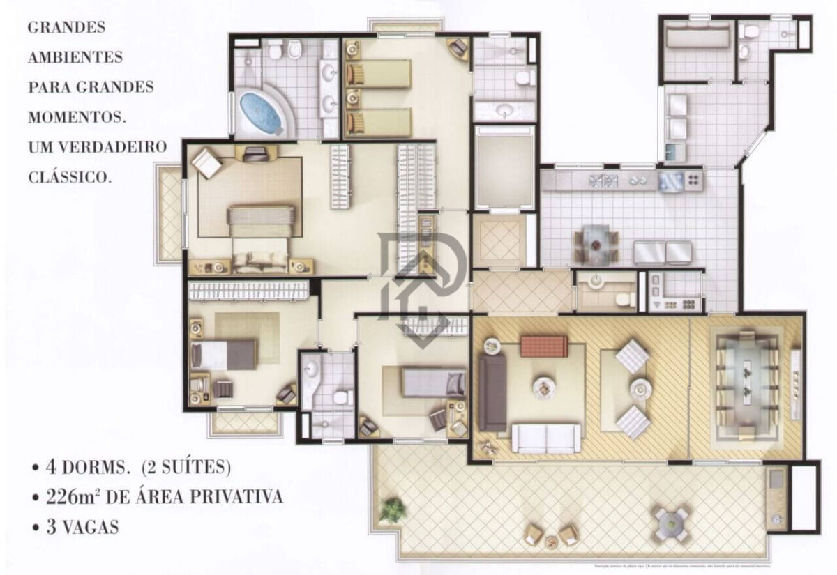 Apartamento, 3 quartos, 226 m² - Foto 46