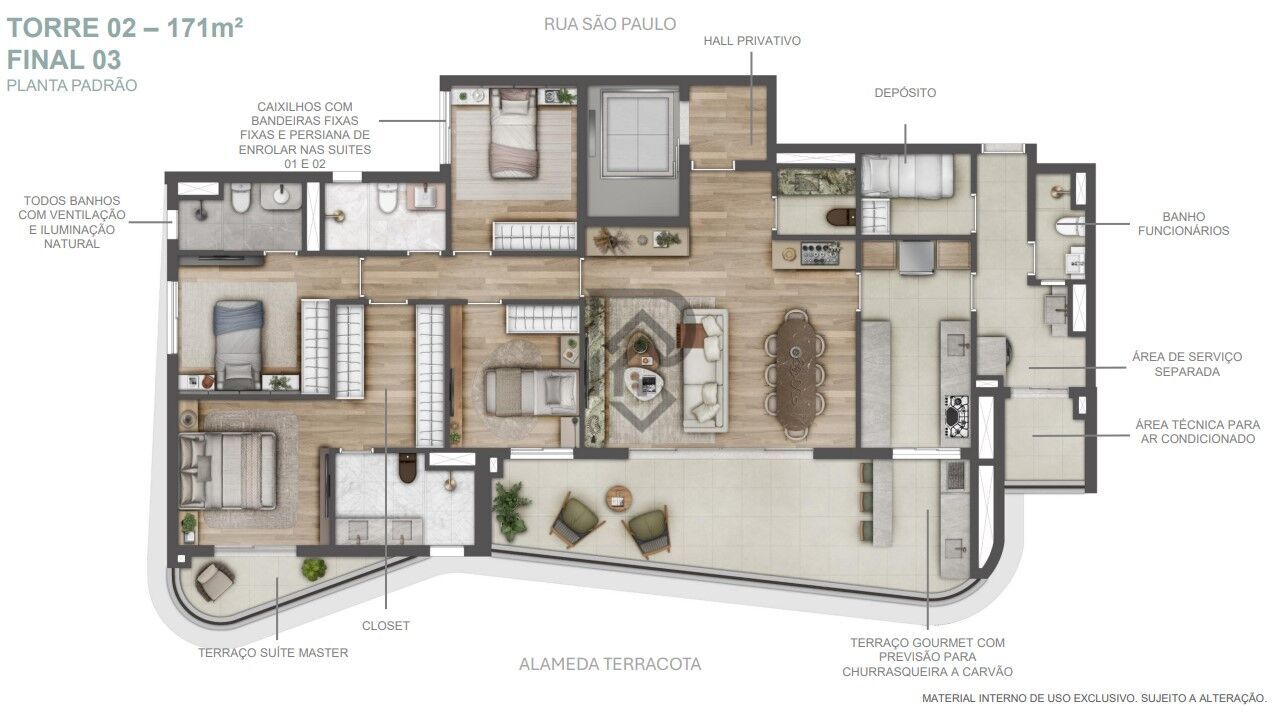 Apartamento, 4 quartos, 171 m² - Foto 33