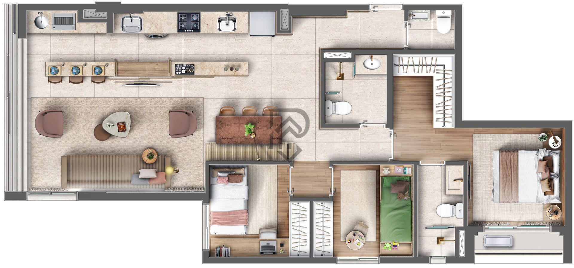 Apartamento, 3 quartos, 90 m² - Foto 17