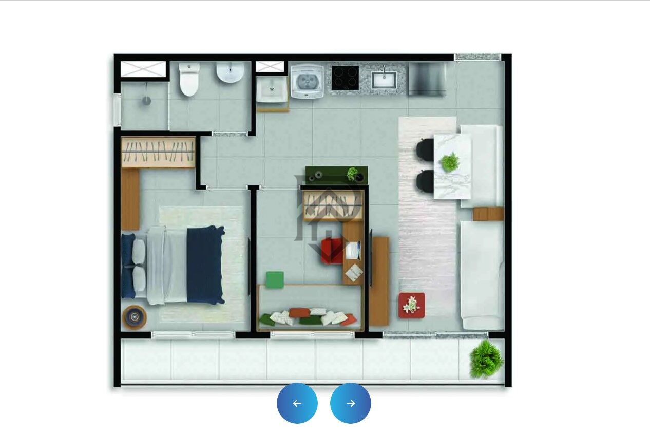 Apartamento à venda com 2 quartos, 44m² - Foto 44