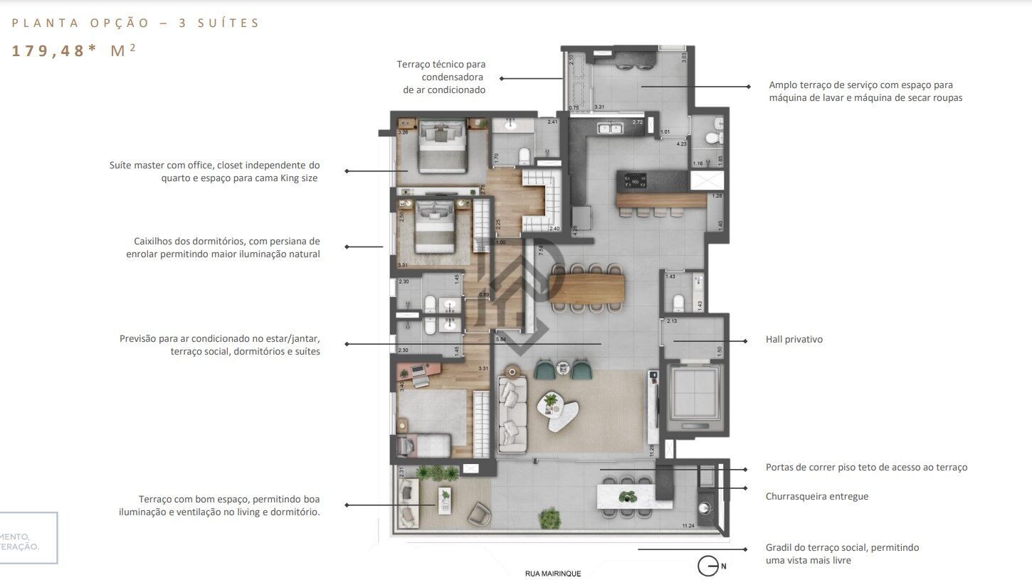 Apartamento à venda com 3 quartos, 179m² - Foto 28