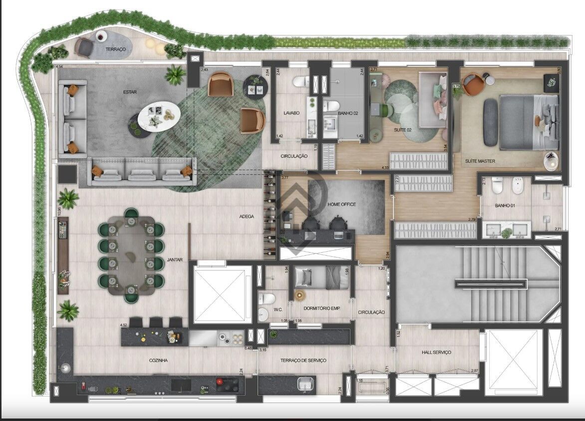 Apartamento, 3 quartos, 201 m² - Foto 23