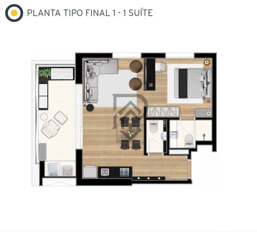 Apartamento, 1 quarto, 63 m² - Foto 36