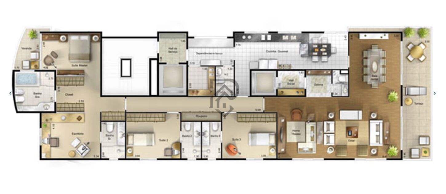 Apartamento, 3 quartos, 222 m² - Foto 47