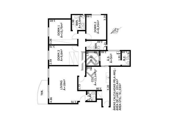 Apartamento, 3 quartos, 96 m² - Foto 22