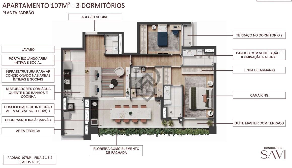 Apartamento à venda com 3 quartos, 107m² - Foto 20