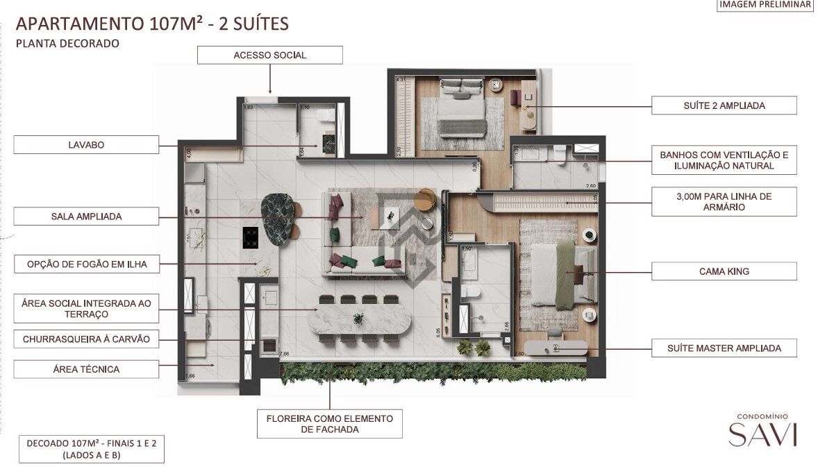 Apartamento à venda com 3 quartos, 107m² - Foto 21