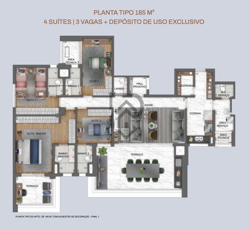 Apartamento à venda com 4 quartos, 185m² - Foto 50