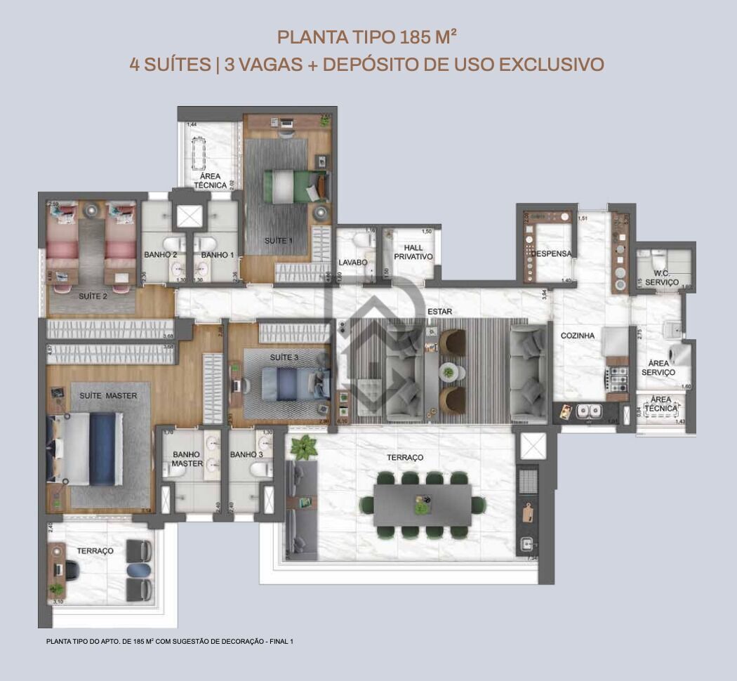 Apartamento, 3 quartos, 185 m² - Foto 47