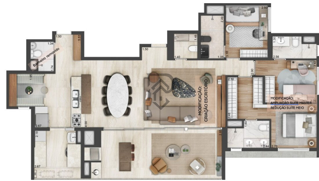 Apartamento, 3 quartos, 147 m² - Foto 46