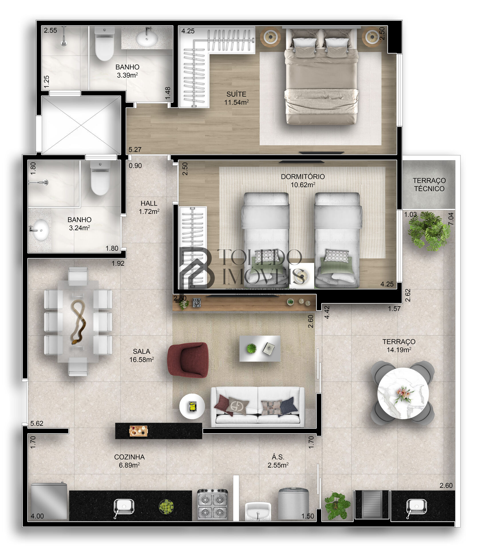 Apartamento, 2 quartos, 78 m² - Foto 17
