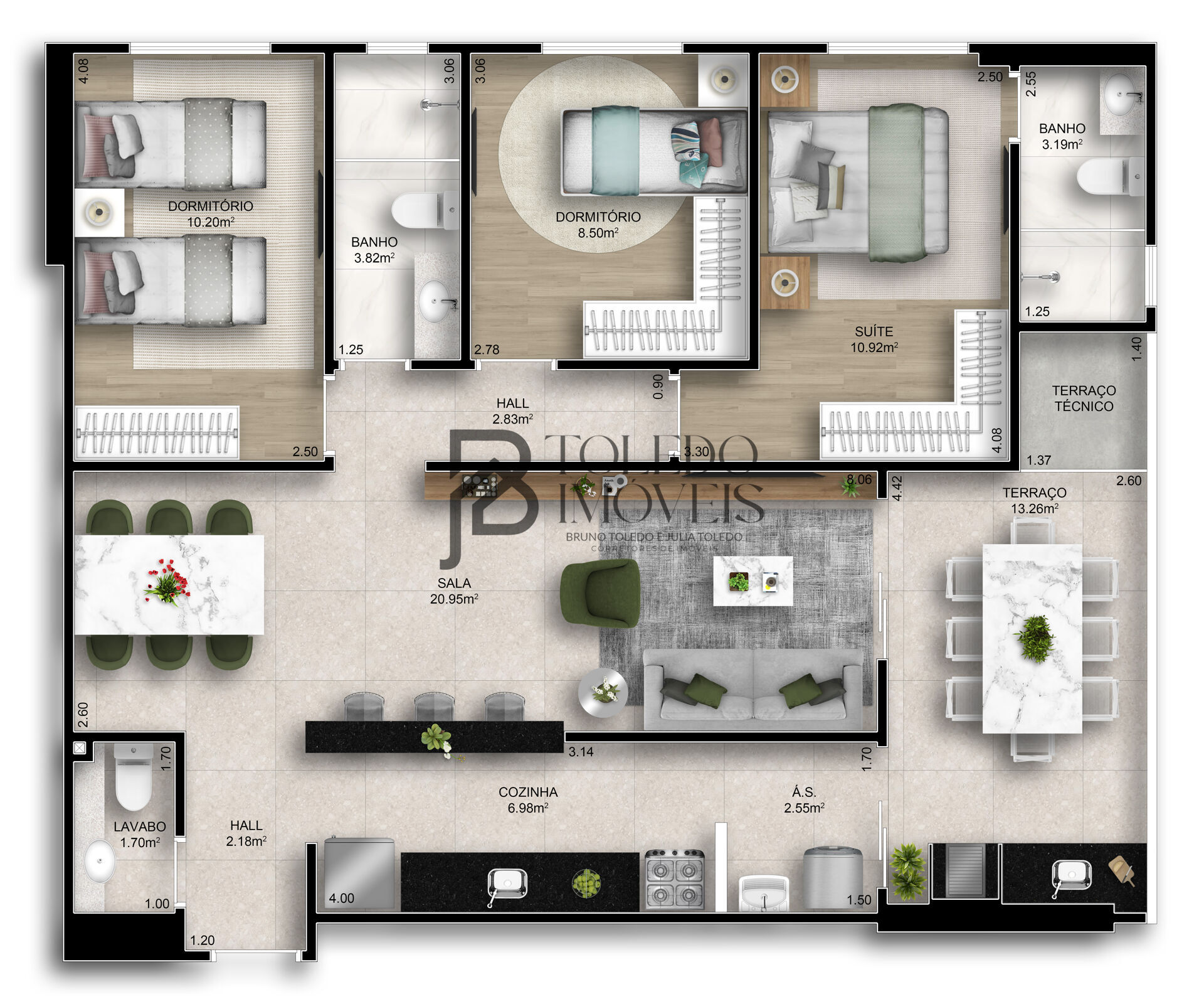 Apartamento, 3 quartos, 95 m² - Foto 21
