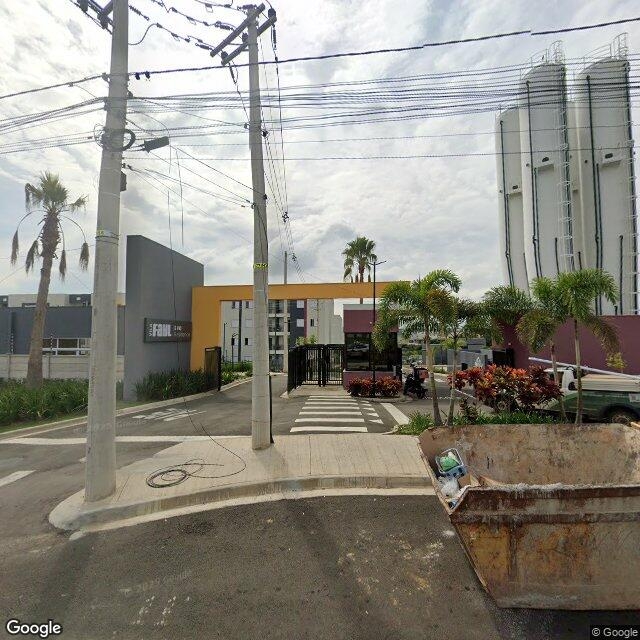 Imagem estática do "Street View" da localização