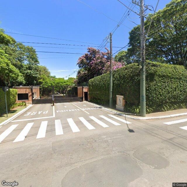 Imagem estática do "Street View" da localização