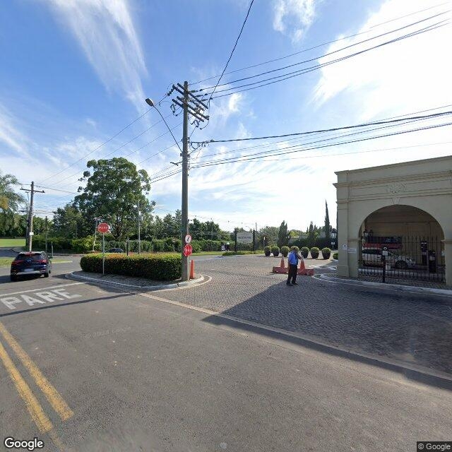 Imagem estática do "Street View" da localização