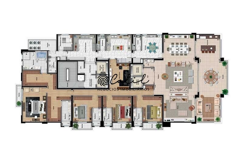 Apartamento à venda com 4 quartos, 529m² - Foto 42