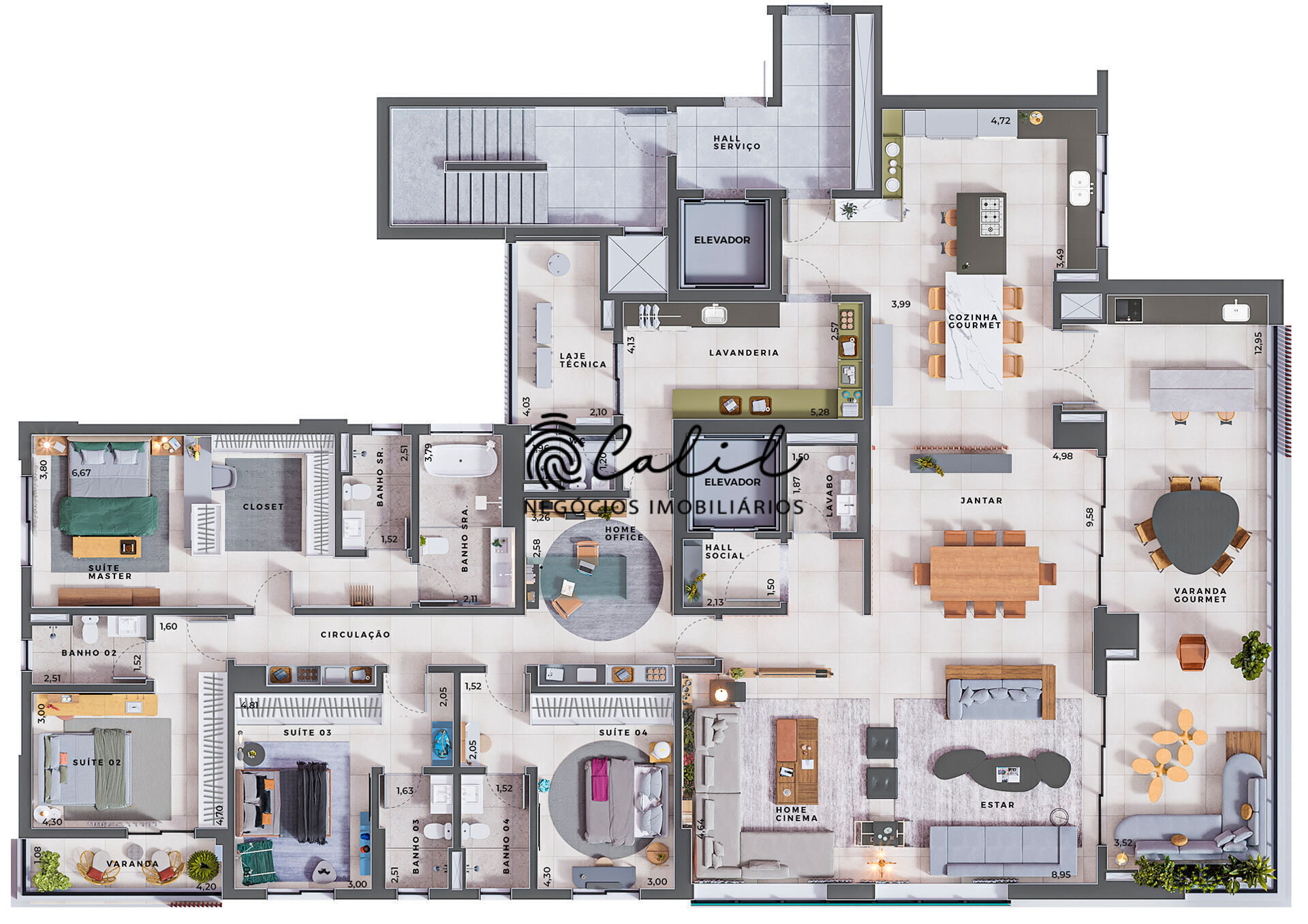 Apartamento, 4 quartos, 367 m² - Foto 18