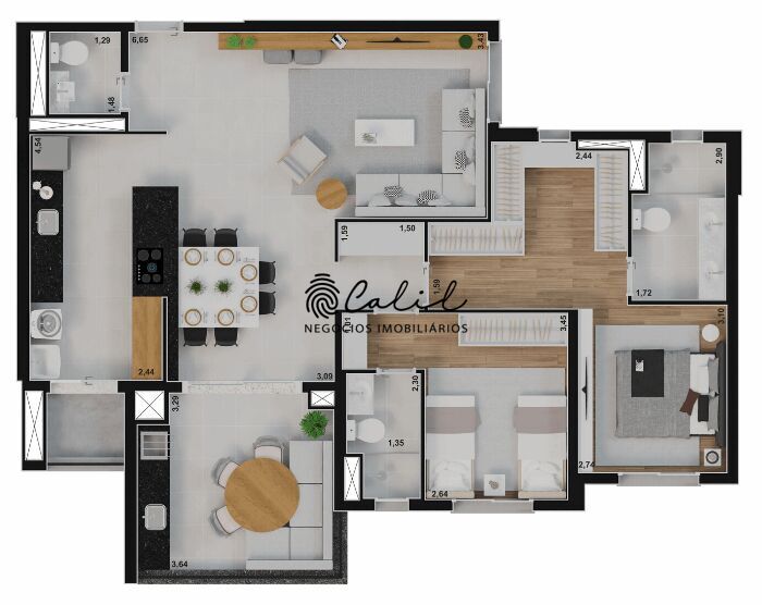 Apartamento, 2 quartos, 113 m² - Foto 4