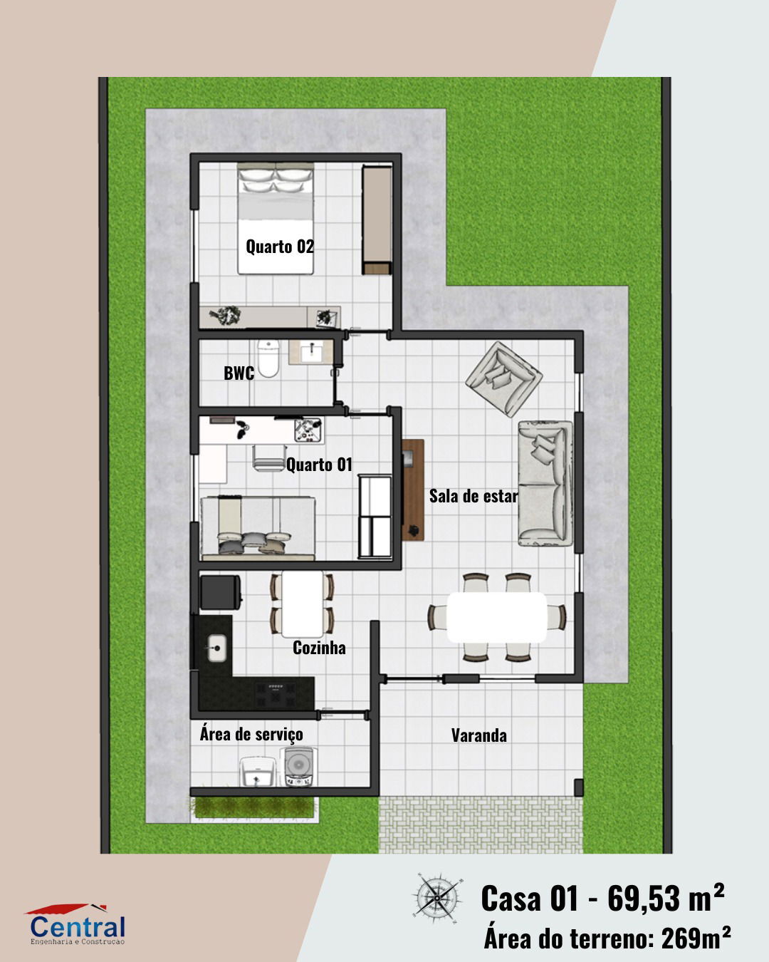 Casa, 2 quartos - Foto 5