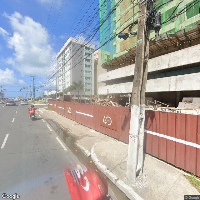 Imagem estática do "Street View" da localização